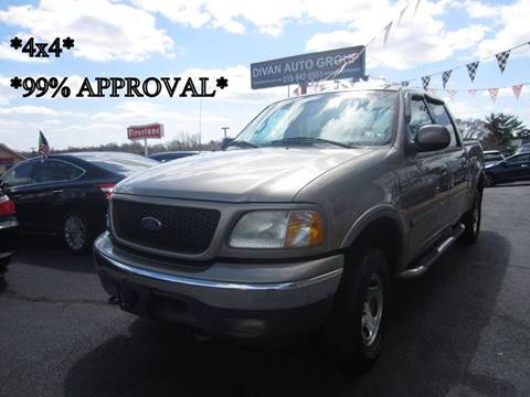 2002 Ford F-150 for sale at Divan Auto Group in Feasterville Trevose PA