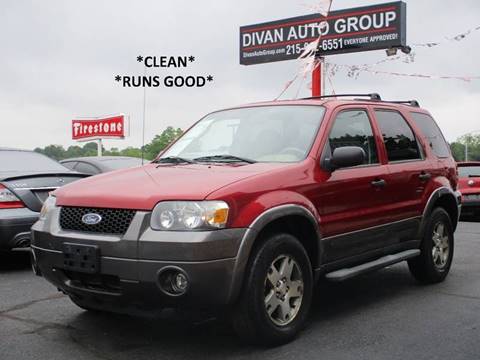 2005 Ford Escape for sale at Divan Auto Group in Feasterville Trevose PA