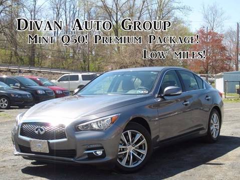 2014 Infiniti Q50 for sale at Divan Auto Group in Feasterville Trevose PA