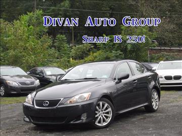 2006 Lexus IS 250 for sale at Divan Auto Group in Feasterville Trevose PA