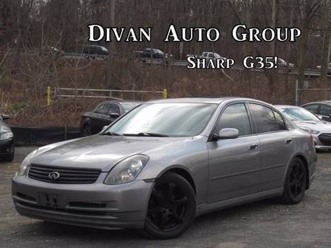2004 Infiniti G35 for sale at Divan Auto Group in Feasterville Trevose PA
