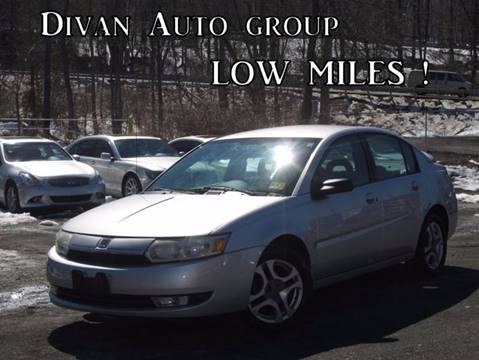 2003 Saturn Ion for sale at Divan Auto Group in Feasterville Trevose PA