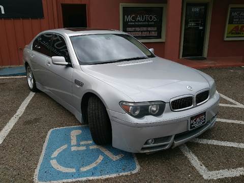 2003 BMW 7 Series for sale at MC Autos LLC in Palmview TX
