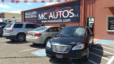 2012 Chrysler 200 for sale at MC Autos LLC in Palmview TX