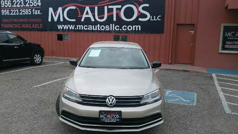 2015 Volkswagen Jetta for sale at MC Autos LLC in Palmview TX