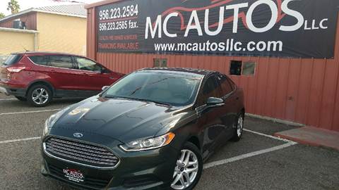 2015 Ford Fusion for sale at MC Autos LLC in Palmview TX