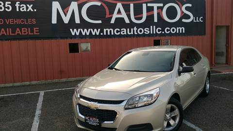 2015 Chevrolet Malibu for sale at MC Autos LLC in Pharr TX