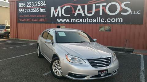 2012 Chrysler 200 for sale at MC Autos LLC in Pharr TX