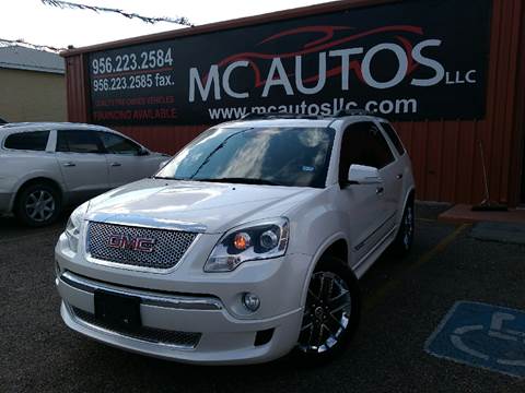 2012 GMC Acadia for sale at MC Autos LLC in Palmview TX