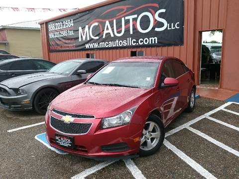 2013 Chevrolet Cruze for sale at MC Autos LLC in Palmview TX