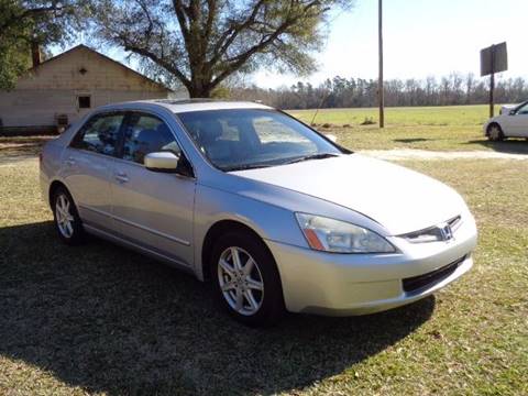 2003 Honda Accord for sale at RAYMOND TURNER MOTORS in Pamplico SC