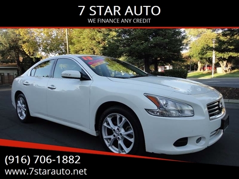 2013 Nissan Maxima for sale at 7 STAR AUTO in Sacramento CA
