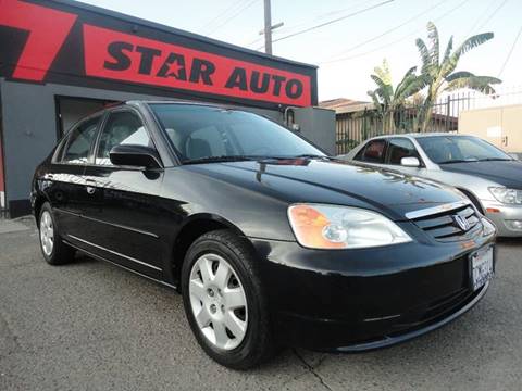 2002 Honda Civic for sale at 7 STAR AUTO in Sacramento CA
