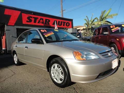 2001 Honda Civic for sale at 7 STAR AUTO in Sacramento CA