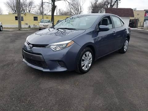 2015 Toyota Corolla for sale at Nonstop Motors in Indianapolis IN