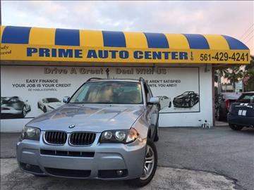2006 BMW X3 for sale at PRIME AUTO CENTER in Palm Springs FL