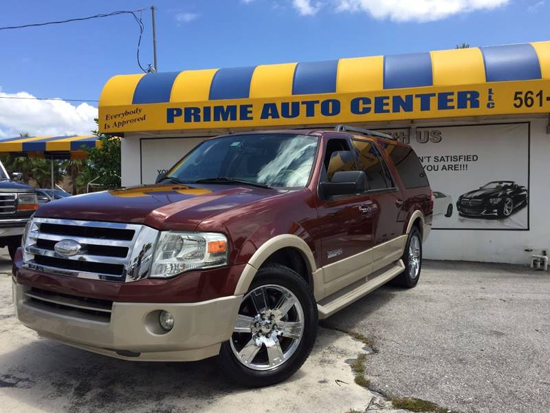 2007 Ford Expedition EL for sale at PRIME AUTO CENTER in Palm Springs FL