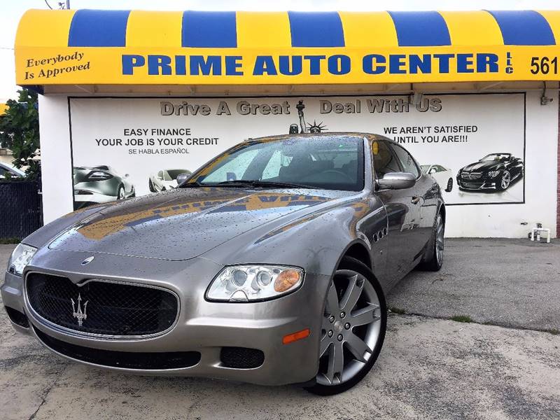 2006 Maserati Quattroporte for sale at PRIME AUTO CENTER in Palm Springs FL