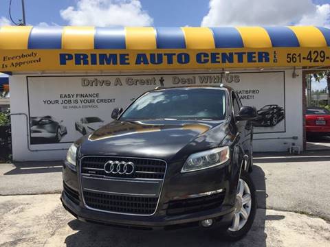 2007 Audi Q7 for sale at PRIME AUTO CENTER in Palm Springs FL