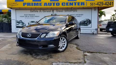 2006 Lexus GS 300 for sale at PRIME AUTO CENTER in Palm Springs FL