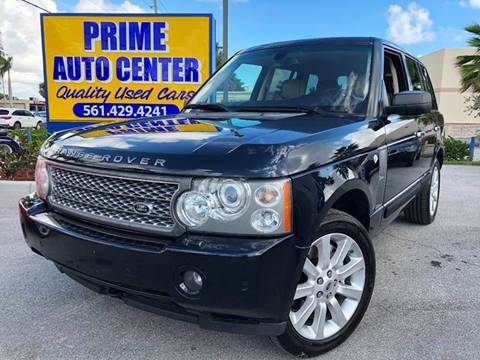 2008 Land Rover Range Rover for sale at PRIME AUTO CENTER in Palm Springs FL