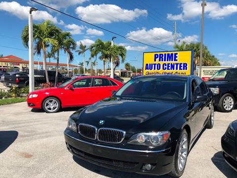 2006 BMW 7 Series for sale at PRIME AUTO CENTER in Palm Springs FL