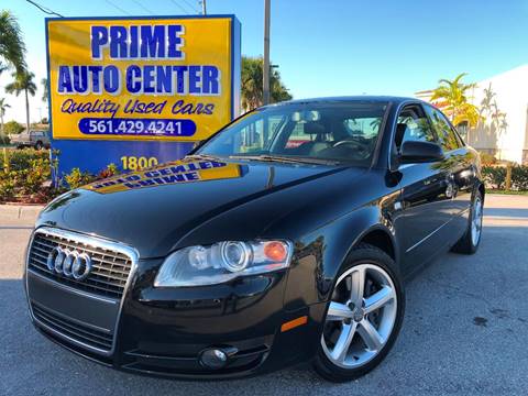 2007 Audi A4 for sale at PRIME AUTO CENTER in Palm Springs FL