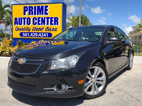 2011 Chevrolet Cruze for sale at PRIME AUTO CENTER in Palm Springs FL