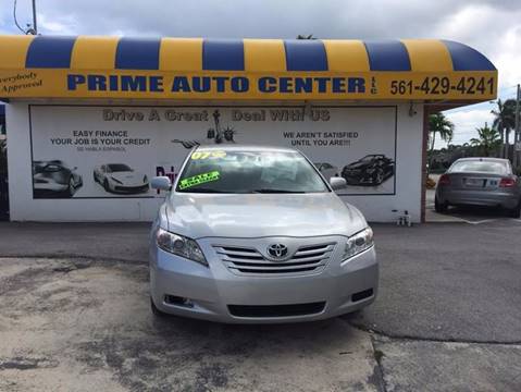 2007 Toyota Camry for sale at PRIME AUTO CENTER in Palm Springs FL