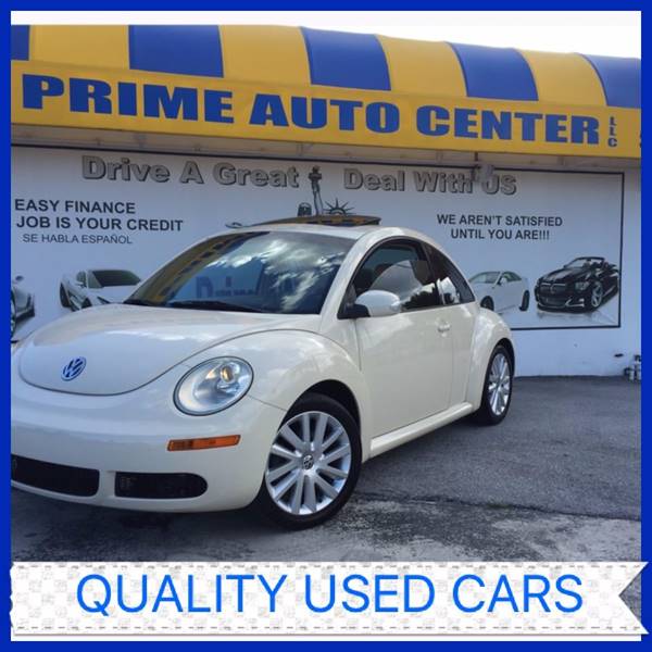 2008 Volkswagen New Beetle for sale at PRIME AUTO CENTER in Palm Springs FL