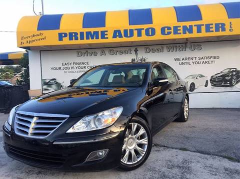 2009 Hyundai Genesis for sale at PRIME AUTO CENTER in Palm Springs FL