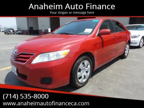 2011 Toyota Camry for sale at Anaheim Auto Finance in Anaheim CA