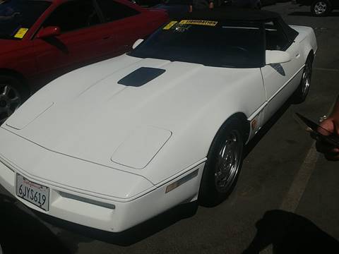 1988 Chevrolet Corvette for sale at Anaheim Auto Finance in Anaheim CA