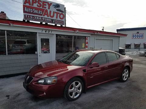 2008 Pontiac Grand Prix for sale at Apsey Auto 2 in Marshfield WI