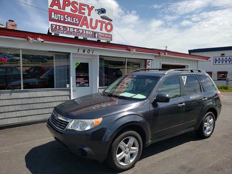 2010 Subaru Forester for sale at Apsey Auto 2 in Marshfield WI