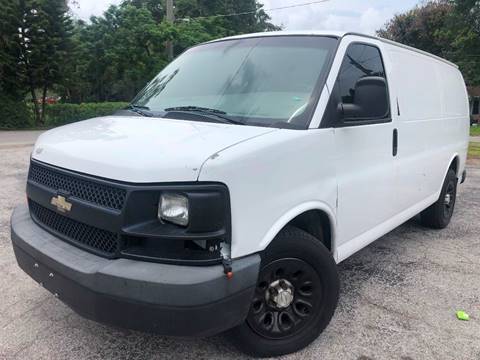 2009 Chevrolet Express Cargo for sale at LUXURY AUTO MALL in Tampa FL