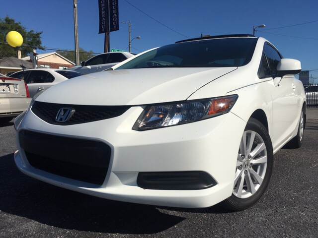 2012 Honda Civic for sale at LUXURY AUTO MALL in Tampa FL
