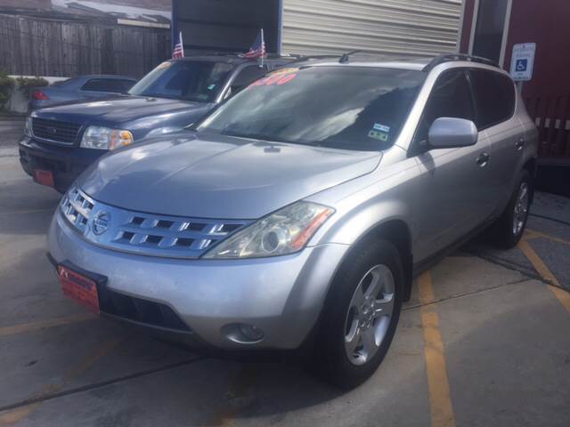 2003 Nissan Murano for sale at JORGE'S MECHANIC SHOP & AUTO SALES in Houston TX