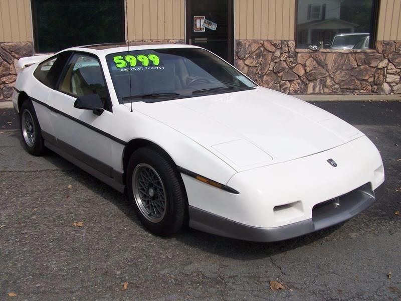 1986 Pontiac Fiero for sale at DORSON'S AUTO SALES in Clifford PA