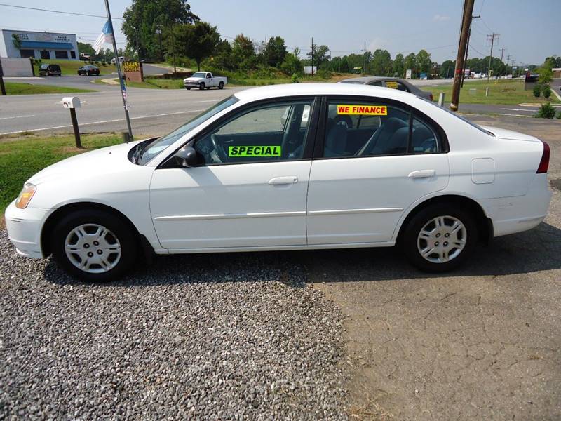 2002 Honda Civic for sale at Street Source Auto LLC in Hickory NC