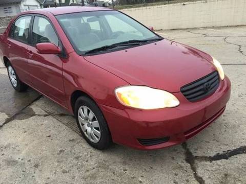 2003 Toyota Corolla for sale at JE Auto Sales LLC in Indianapolis IN
