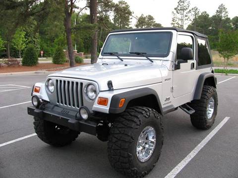 Jeep Wrangler For Sale in Star, NC - LAKESIDE GROUP INC