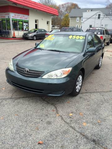 2002 Toyota Camry for sale at Zeez Auto Sales in North Attleboro MA