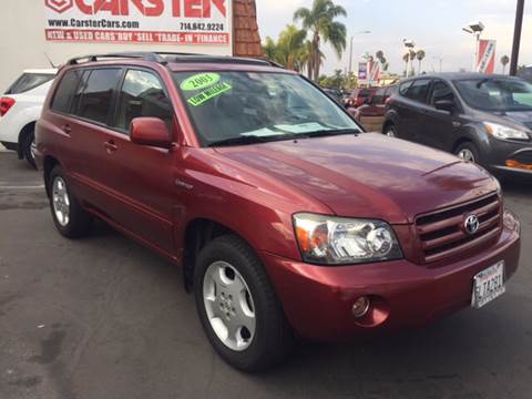 2005 Toyota Highlander for sale at CARSTER in Huntington Beach CA