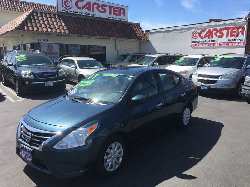 2017 Nissan Versa for sale at CARSTER in Huntington Beach CA