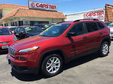 2016 Jeep Cherokee for sale at CARSTER in Huntington Beach CA
