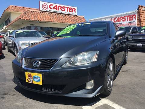 2008 Lexus IS 250 for sale at CARSTER in Huntington Beach CA