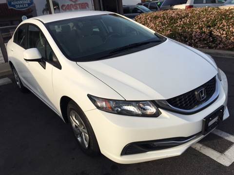 2013 Honda Civic for sale at CARSTER in Huntington Beach CA