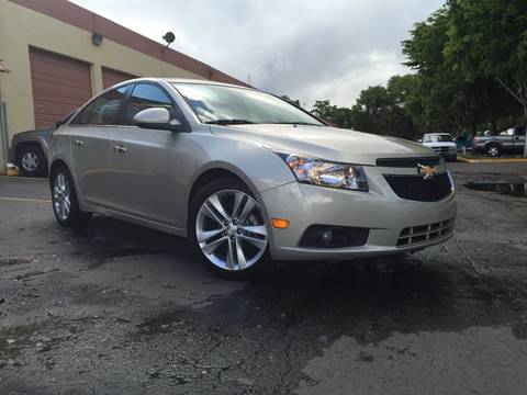 2013 Chevrolet Cruze for sale at MIAMI AUTO LIQUIDATORS in Miami FL
