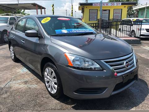 2015 Nissan Sentra for sale at MIAMI AUTO LIQUIDATORS in Miami FL
